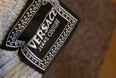 how to spot fake versace jeans couture clothing labels|authentication of versace products.